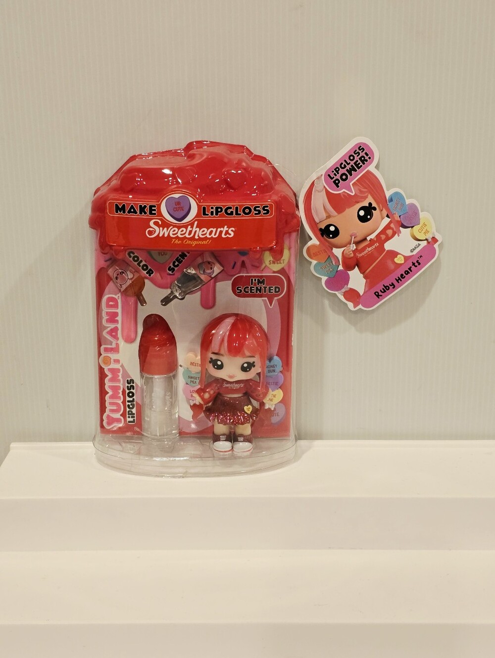 Yummiland Make Lipgloss Sweethearts The Original Ruby Hearts Doll [Scented!]